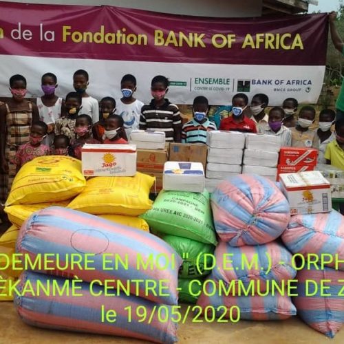 FONDATION BOA - DON DES VIVES A L'ORPHELINAT D E M CE MARDI 19 MAI 2020